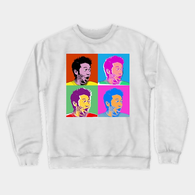 PogChampWarhol Crewneck Sweatshirt by IHeartJoshHassara